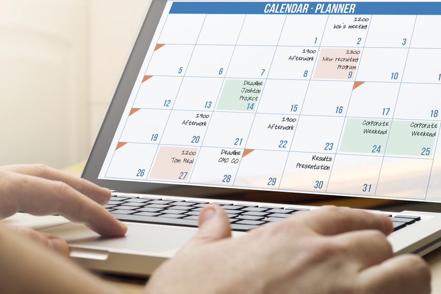home computing planner calendar